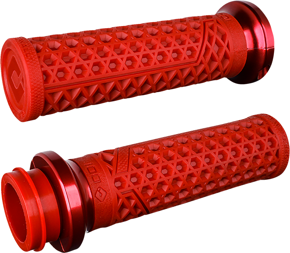 ODI Vans Harley Davidson Grips - TBW - Red/Red V31VHTWDR-R