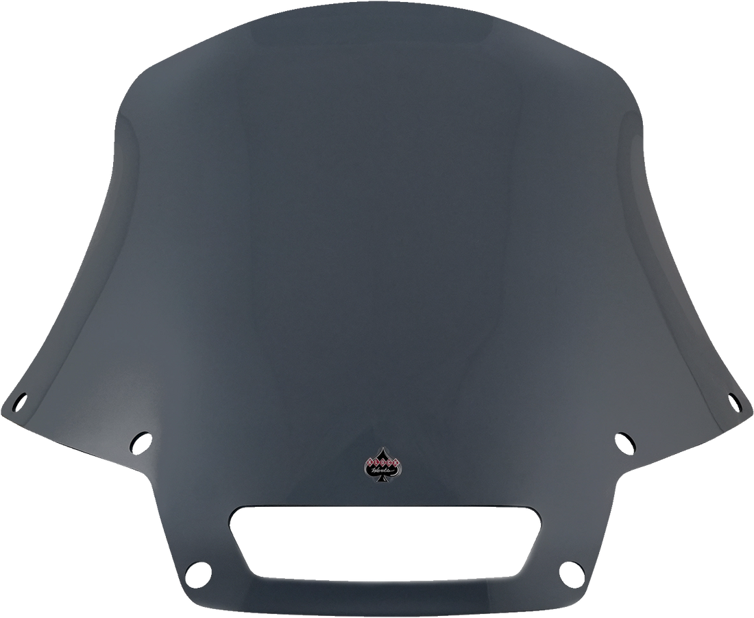 KLOCK WERKS Flare* Windshield - 10" - Dark Smoke - FXLRST KWW-02-0611