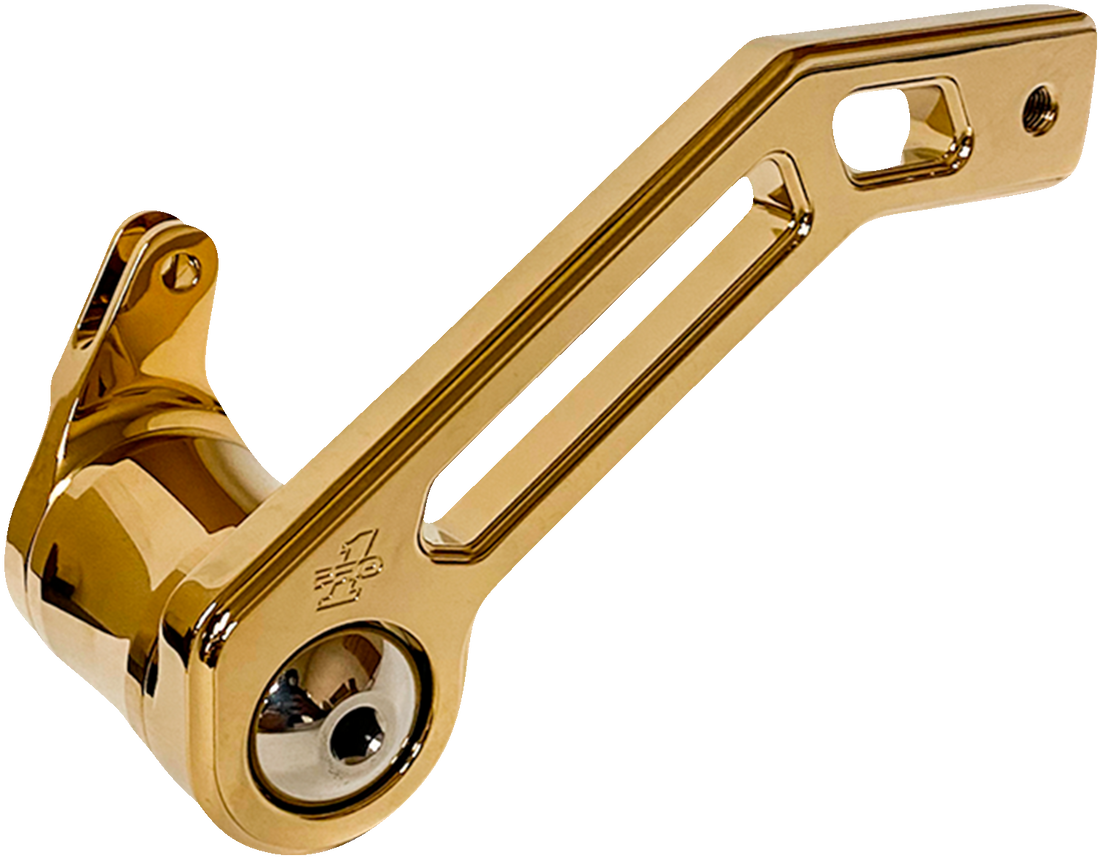 PRO-ONE PERF.MFG. Touring T-Rex Shorty Brake Arm - Gold - '14-'22 FL 500773TIN