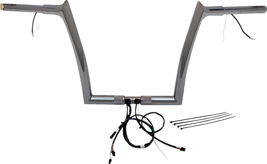 FAT BAGGERS INC. Handlebar Kit - Pointed Top - 12" - Chrome 902912