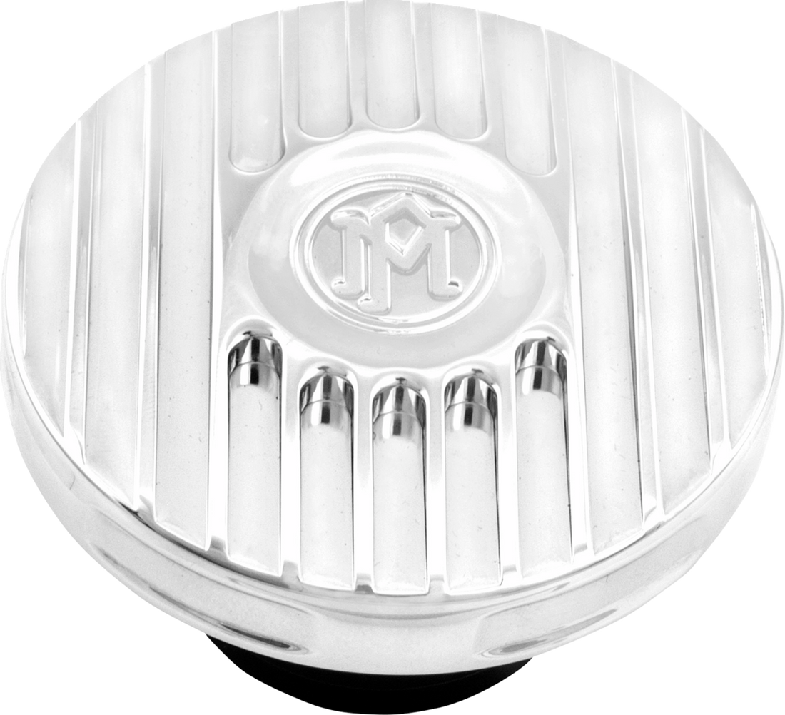 PERFORMANCE MACHINE (PM) Gas Cap - Grill - Chrome 0210-2071GRL-CH