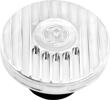 PERFORMANCE MACHINE (PM) Gas Cap - Grill - Chrome 0210-2071GRL-CH