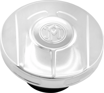 PERFORMANCE MACHINE (PM) Gas Cap - Scallop - Chrome 0210-2071SCA-CH