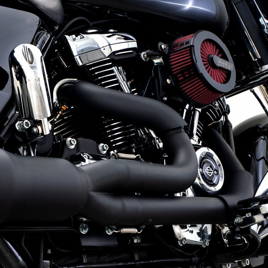 VANCE & HINES Hi-Output RR Heat Shield Kit - Black - Stainless Steel 60025