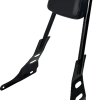 MOTHERWELL One-Piece Sissy Bar - Gloss Black MWL-220-GB.
