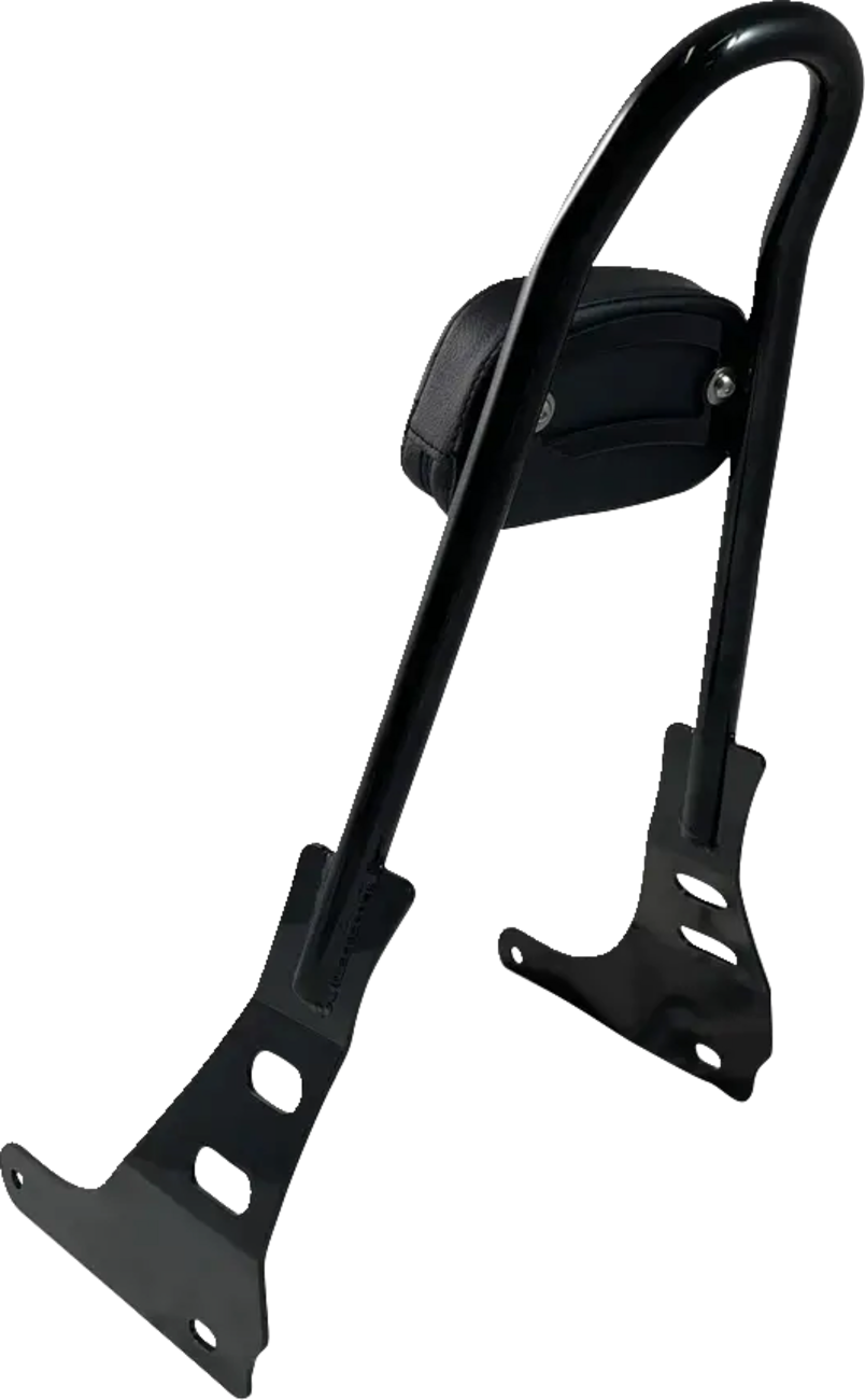 MOTHERWELL One-Piece Sissy Bar - Gloss Black MWL-220-GB.