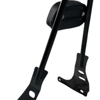 MOTHERWELL One-Piece Sissy Bar - Gloss Black MWL-220-GB.