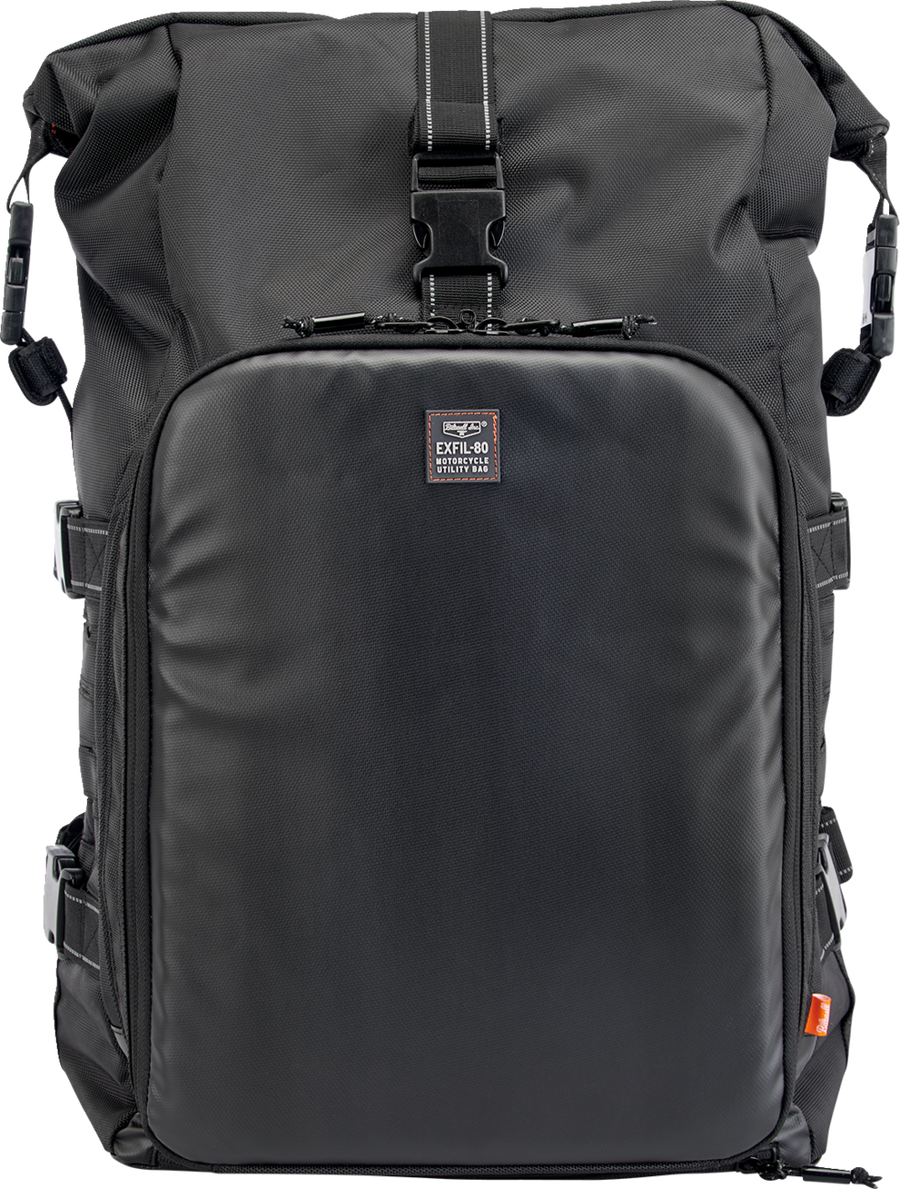 BILTWELL EXFIL-80 Motorcycle Bag - Gen 2 - Black 3014-01