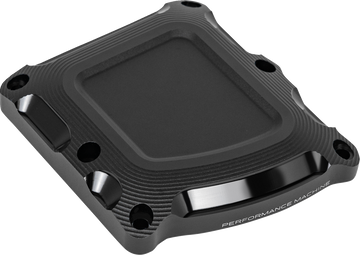 PERFORMANCE MACHINE (PM) Race Series Transmission Cover - Black Ops - M8 0203-2021-SMB