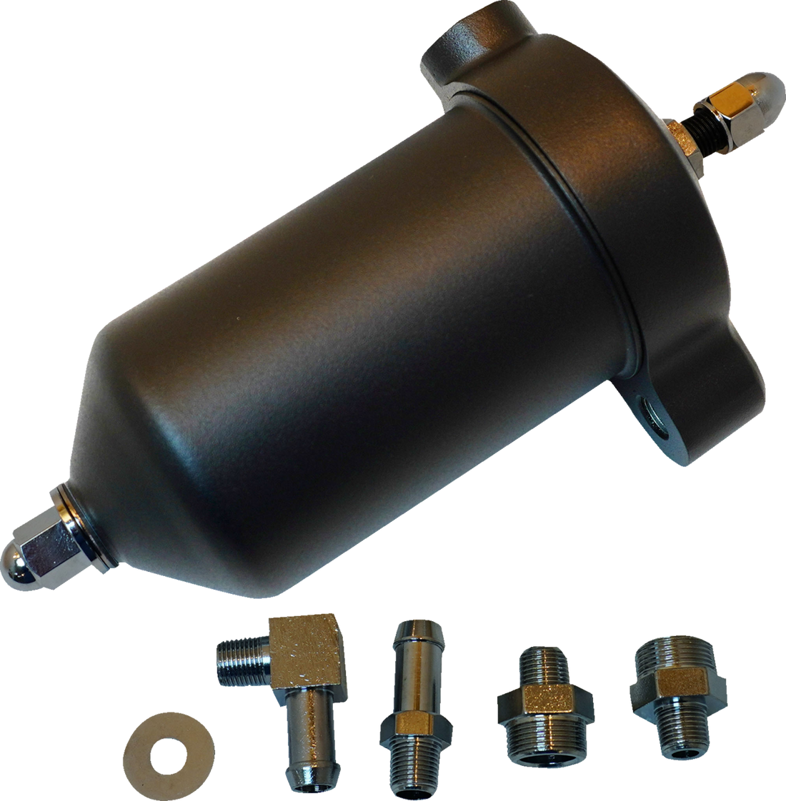 DRAG SPECIALTIES Oil Filter Assembly - Black 14-0007MB