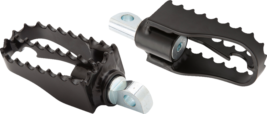 1620-2503 - BURLY BRAND MX Mini Footpegs - Driver/Passenger - Black B13-1010B
