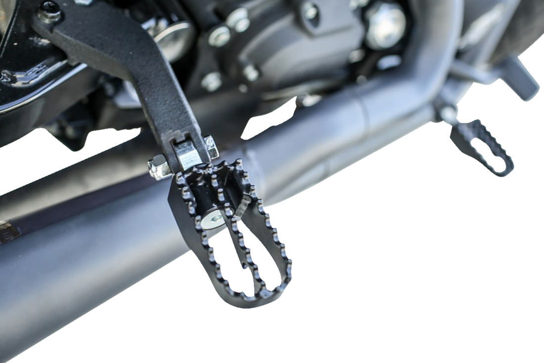 1620-2503 - BURLY BRAND MX Mini Footpegs - Driver/Passenger - Black B13-1010B