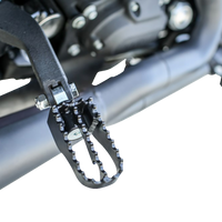 1620-2503 - BURLY BRAND MX Mini Footpegs - Driver/Passenger - Black B13-1010B