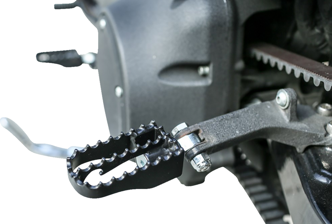 1620-2503 - BURLY BRAND MX Mini Footpegs - Driver/Passenger - Black B13-1010B