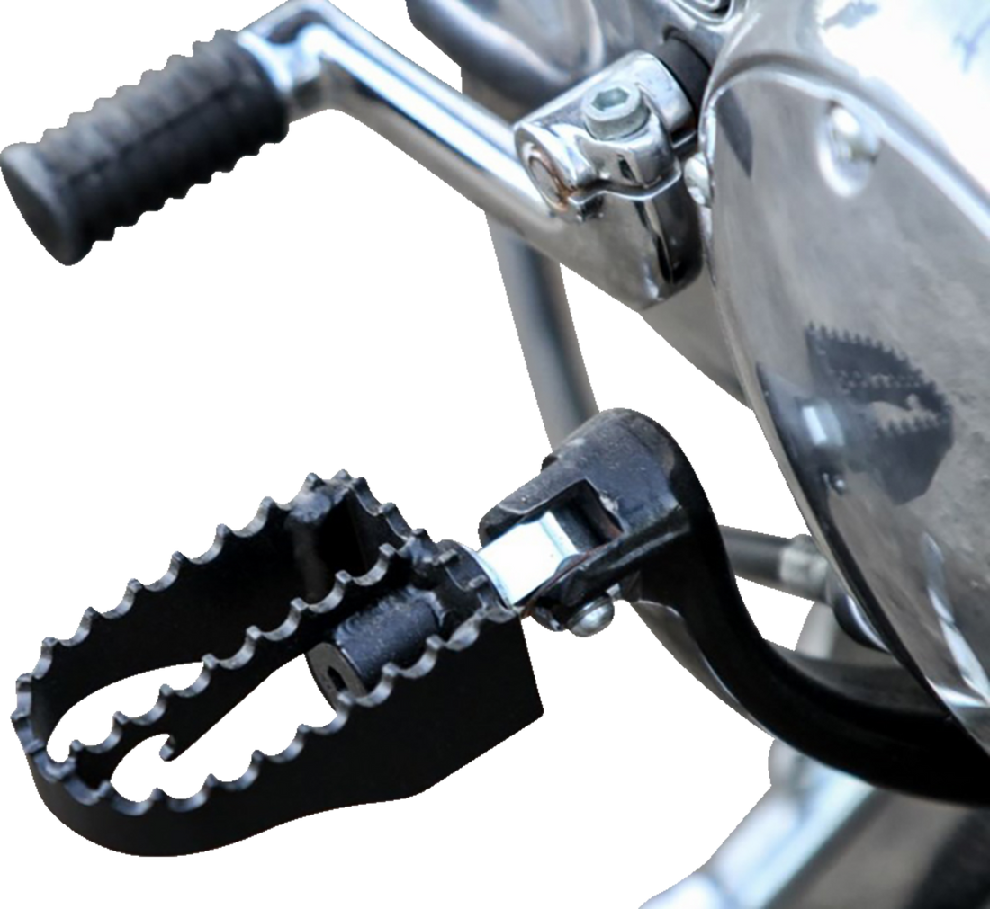 1620-2502 - BURLY BRAND MX Footpegs - Driver/Passenger - Black B13-1009B