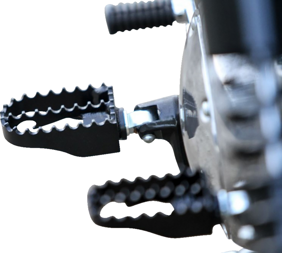 1620-2502 - BURLY BRAND MX Footpegs - Driver/Passenger - Black B13-1009B