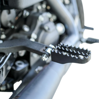 1620-2503 - BURLY BRAND MX Mini Footpegs - Driver/Passenger - Black B13-1010B