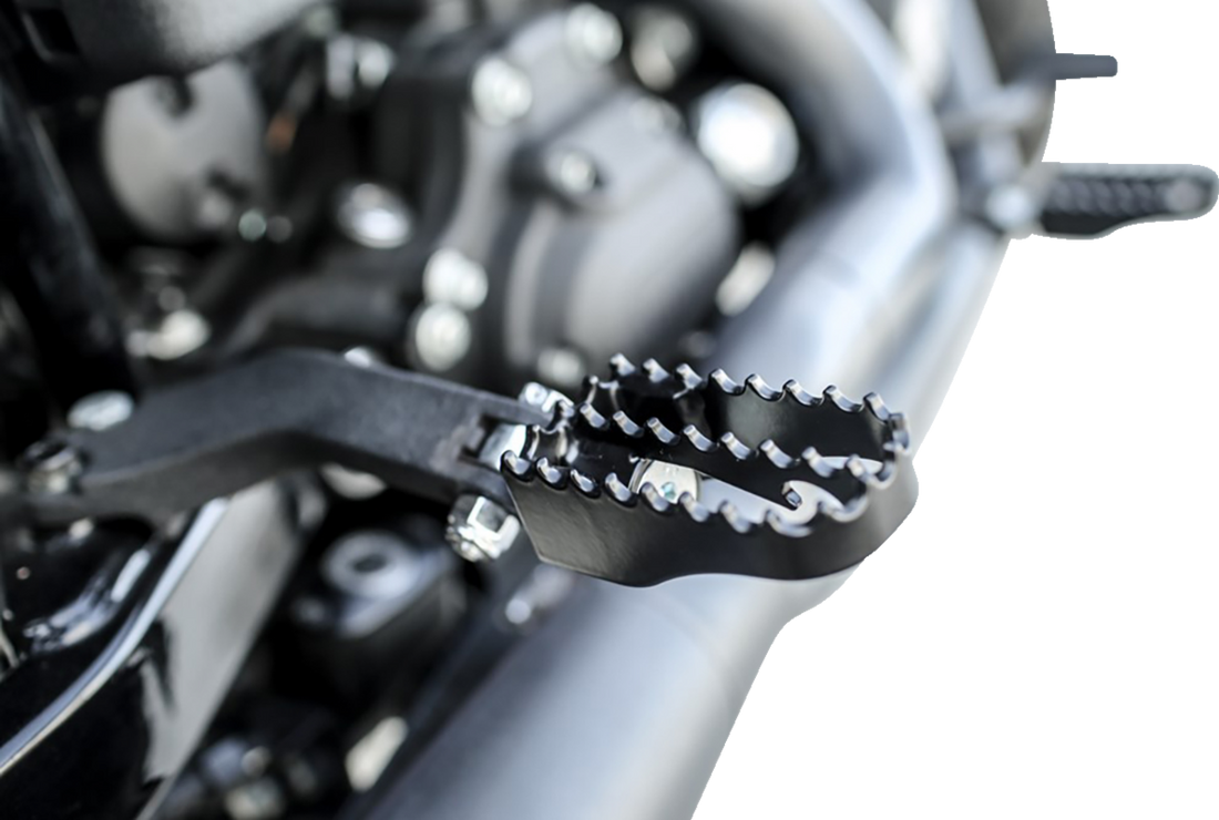 1620-2503 - BURLY BRAND MX Mini Footpegs - Driver/Passenger - Black B13-1010B