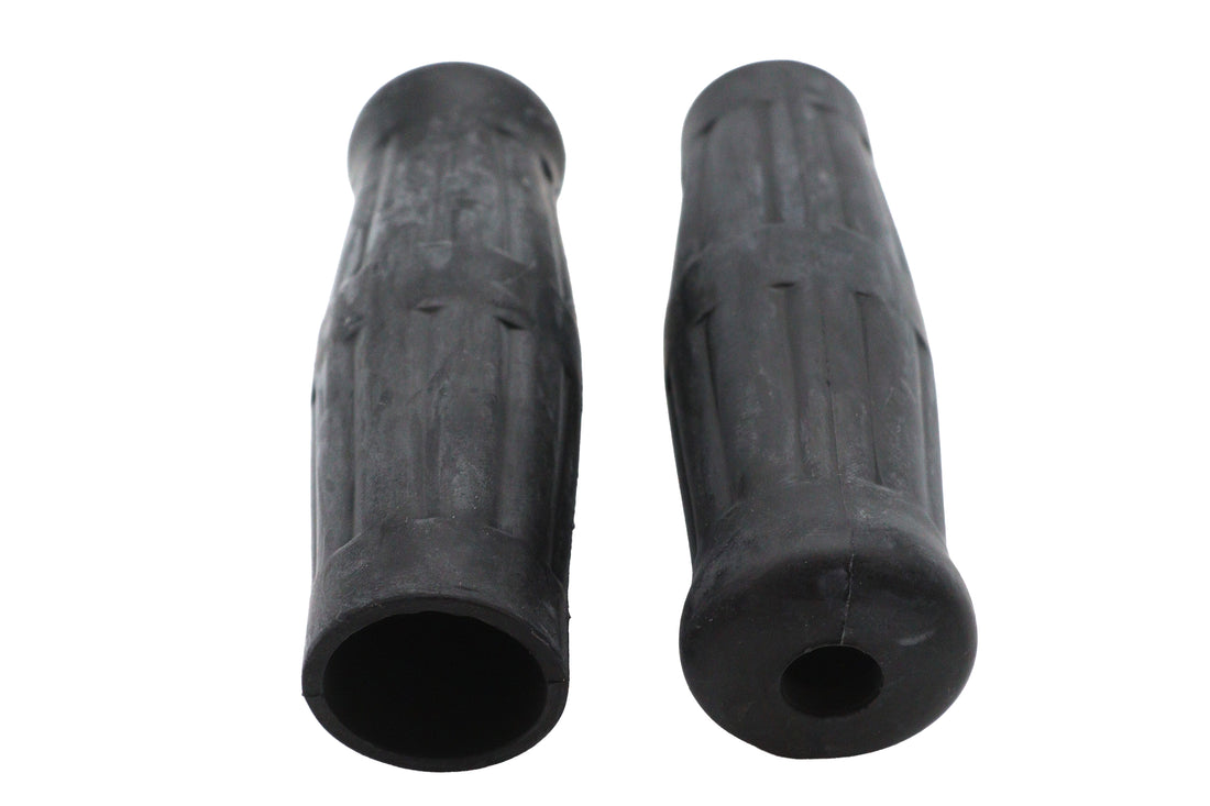 28-0107 - Black Grip Set 1909 Style by V-Twin