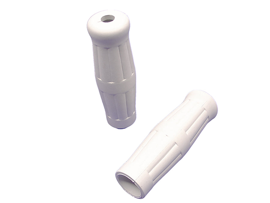 28-0108 - White Grip Set 1909 Style by V-Twin