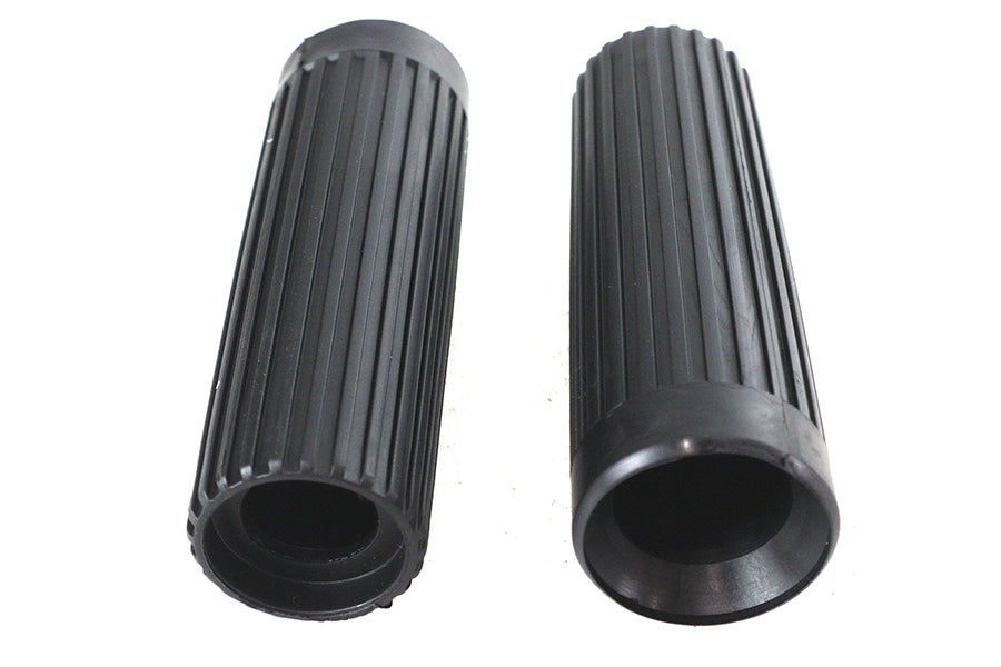 28-0156 - Replica Rib Style Grip Set Black by V-Twin