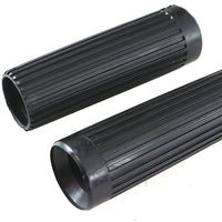 28-0156 - Replica Rib Style Grip Set Black by V-Twin