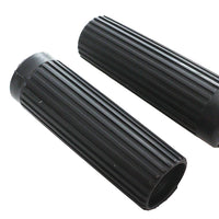 28-0156 - Replica Rib Style Grip Set Black by V-Twin