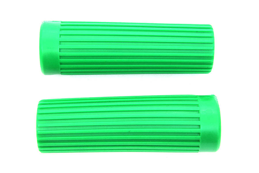 28-0187 - Green Grip Set Original Rib Style by V-Twin