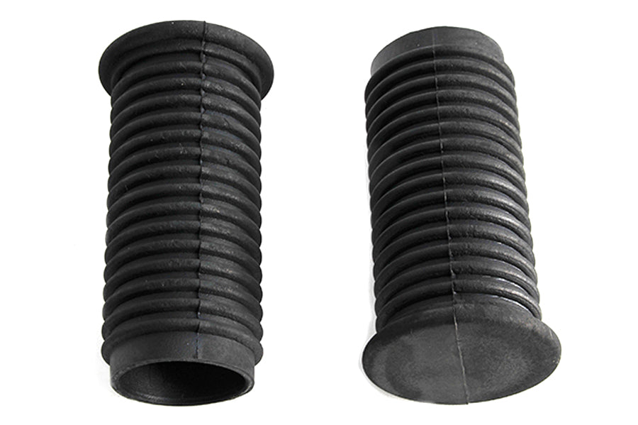 28-0201 - Driver Footpeg Rubber Black Set by V-Twin