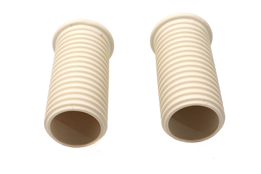 28-0202 - Driver Footpeg Rubber Set White by Wyatt Gatling