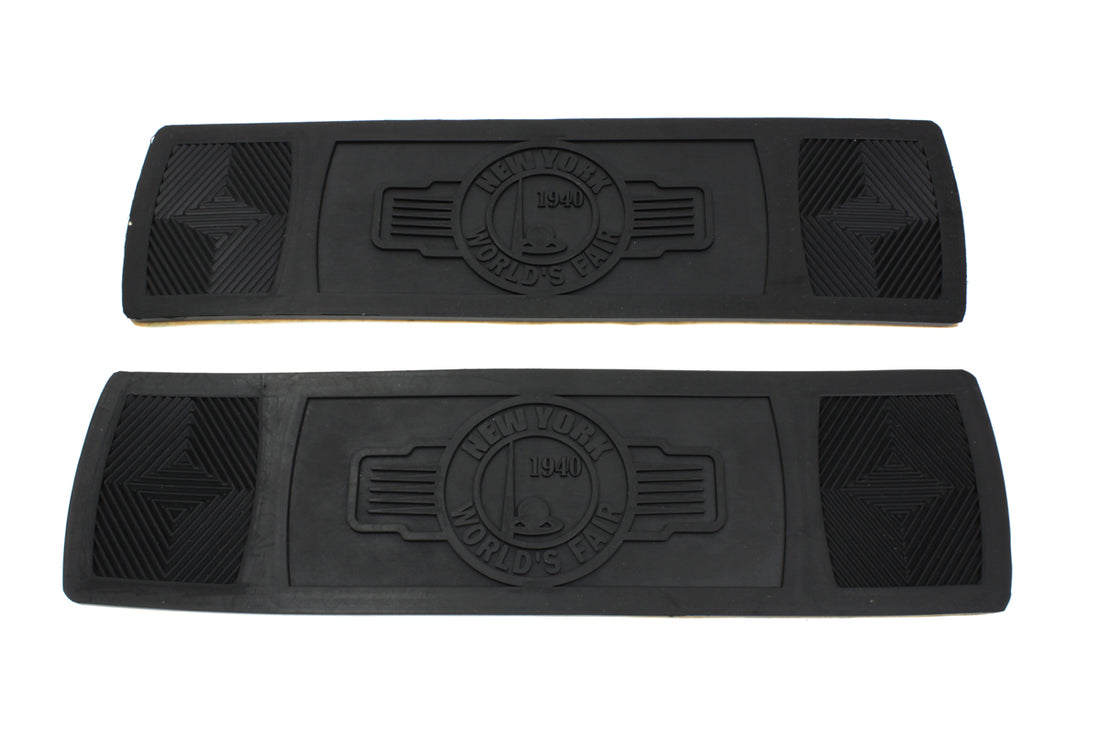 28-0237 - World's Fair Rectangular Footboard Rubber Set by V-Twin