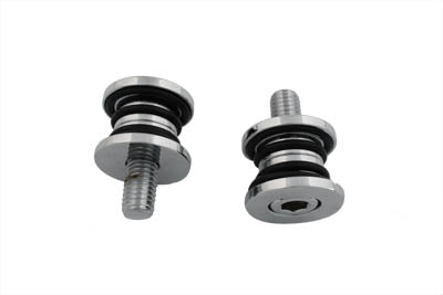 28-0240 - Flush Mount Top Triple Tree Bushing Kit Chrome by V-Twin