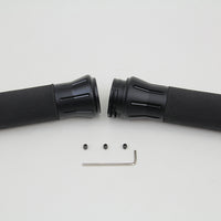 28-0248 - Black Grip Set with Black End Caps by Wyatt Gatling