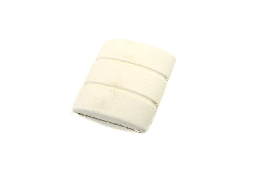 28-0314 - White Brake Pedal Pad by V-Twin