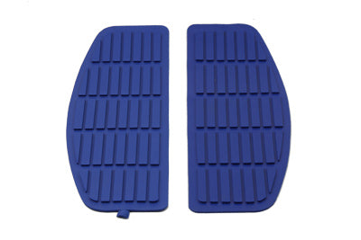 28-0431 - Footboard Blue Mat Set by V-Twin
