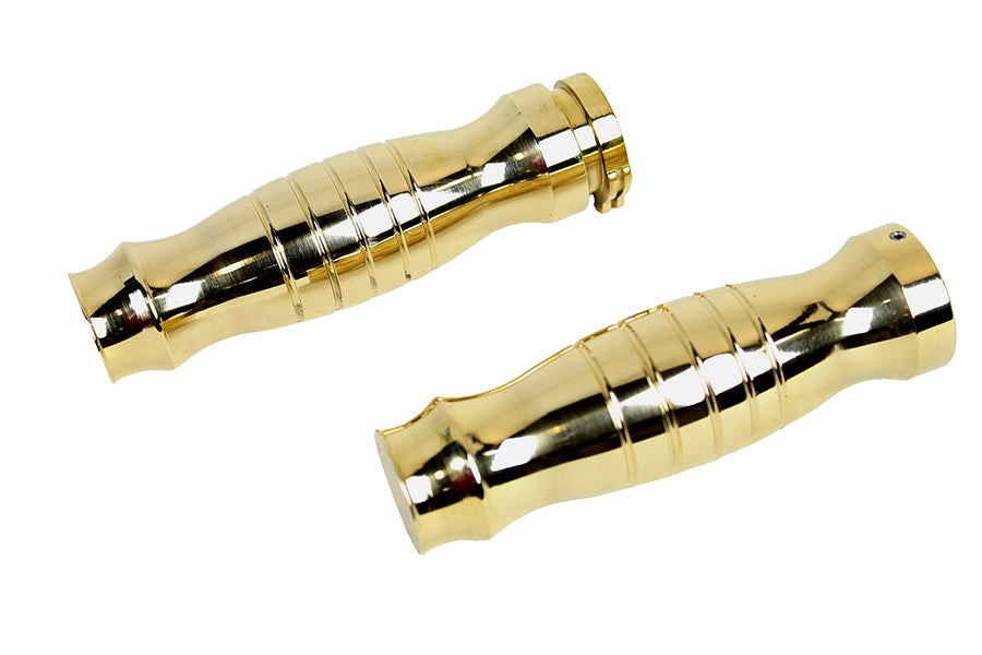 28-0460 - Profile Barrel Grip Set Brass by Wyatt Gatling