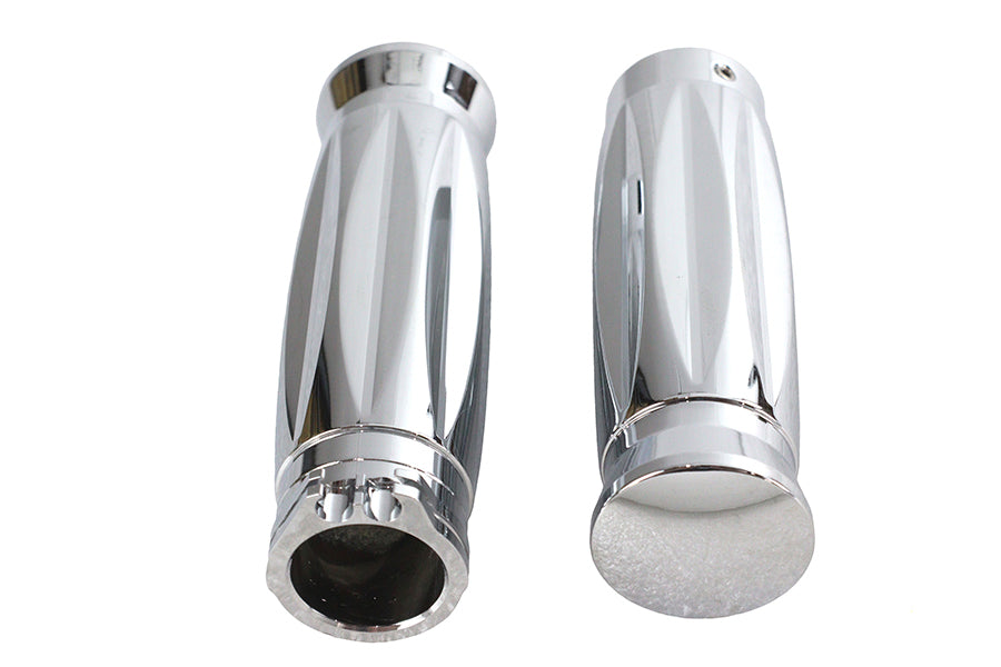 28-0584 - Billet Diamond Style Grip Set by V-Twin