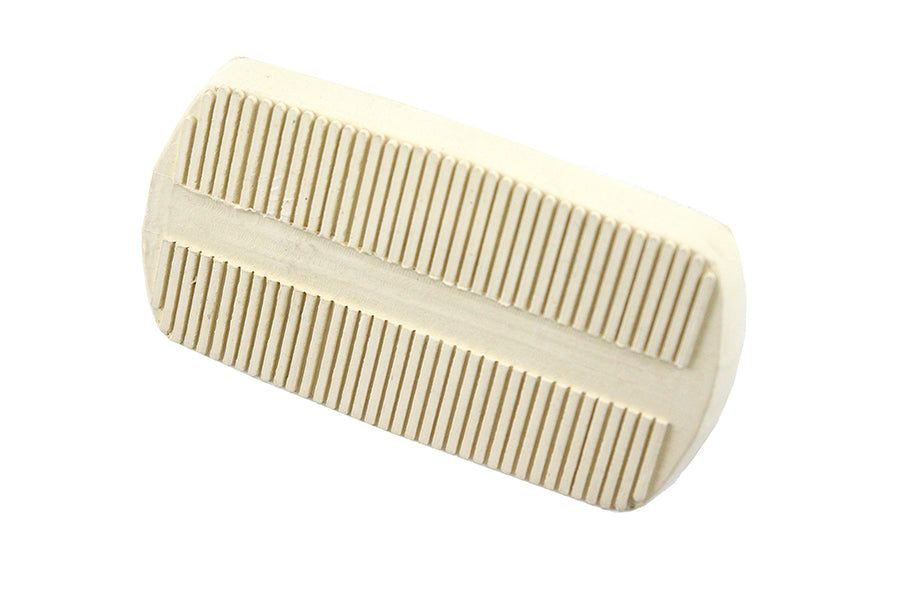 28-0679 - White FLH Brake Pedal Rubber Kit by V-Twin