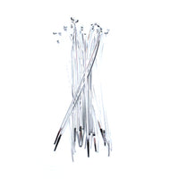 28-0721 - Chrome 7  Length Nylon Tie Straps by Wyatt Gatling