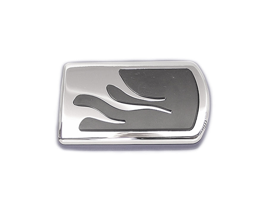 28-0761 - Brake Pedal Pad Flame Style by V-Twin