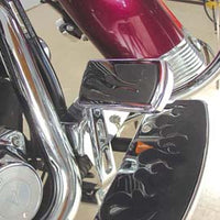 28-0761 - Brake Pedal Pad Flame Style by V-Twin