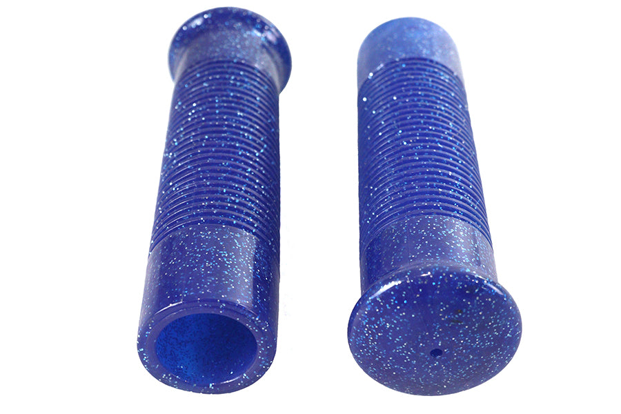 28-0795 - Blue Metal Flake Grip Set by Wyatt Gatling