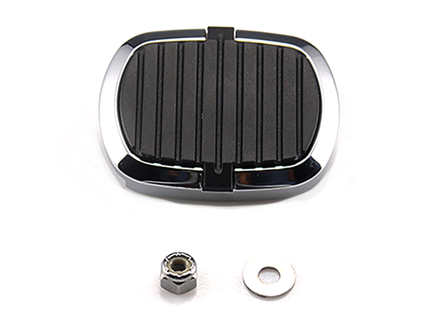 28-0823 - Small Brake Pedal Pad Chrome by Wyatt Gatling