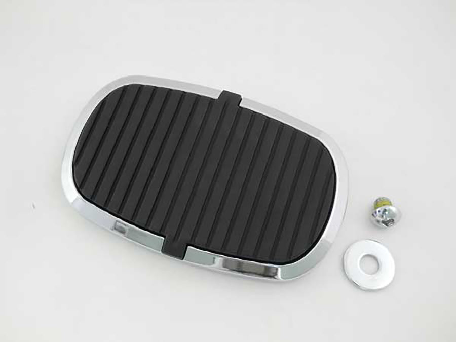 28-0825 - Large Brake Pedal Pad Chrome by Wyatt Gatling