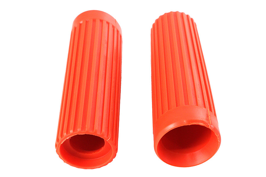 28-0834 - Replica Handlebar Grip Set Orange by V-Twin