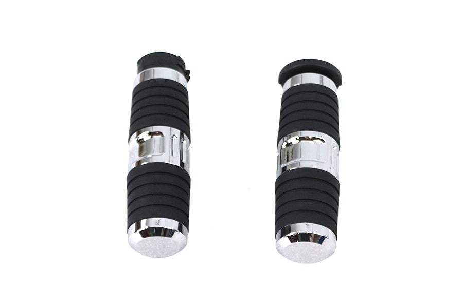 28-0875 - Hand Grip Set Chrome by V-Twin