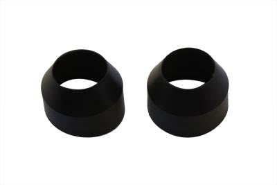28-0902 - 35mm Rubber Fork Boots Black by V-Twin