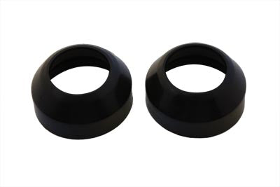 28-0909 - 41mm Rubber Fork Boots Black by V-Twin