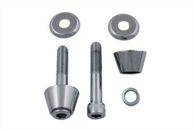 28-0950 - Tapered Cone Riser Kit Chrome by V-Twin