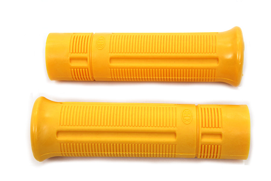 28-0959 - Yellow Beck Plastic Grip Set by V-Twin